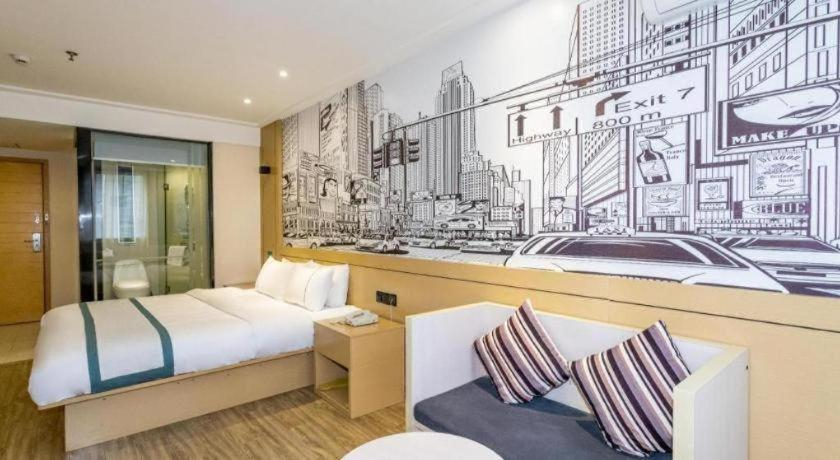 Bedroom 2, City Comfort Inn Beiliu Bus Terminal, Yulin