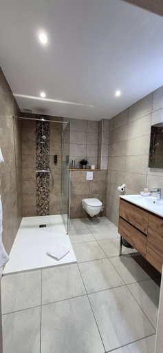 Bathroom 2, Logis Hotel Auberge de l'Allagnonette, Cantal