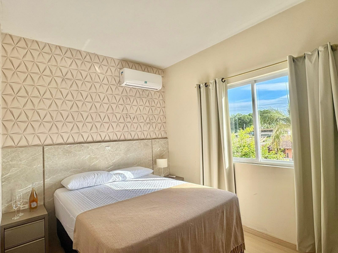 Bedroom 1, Apartamento com churrasqueira, Bombinhas