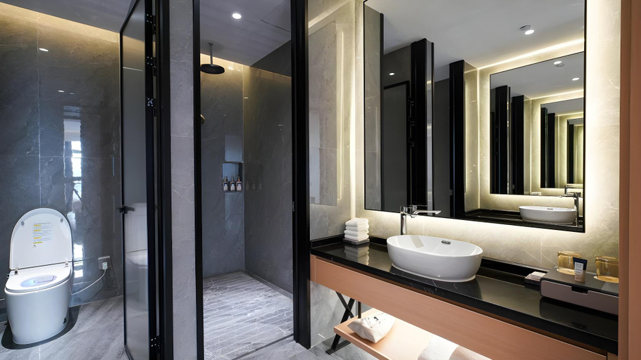 Bathroom, Elephant Hotel Zhuhai Xiangwang Hotel, Zhuhai