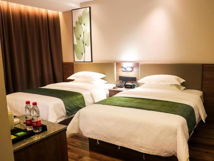 Bedroom, GreenTree Inn Shanxi Linfen Huozhou High-Speed Railway Station, Linfen