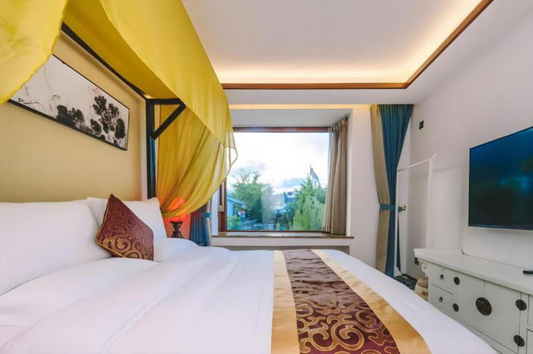 Bedroom, Floral·Dali Meiting Private Villa, Dali Bai