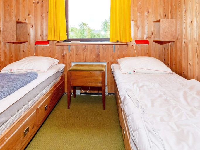 Bedroom 2, Lovely Holiday Home in Spøttrup near Sea, Skive