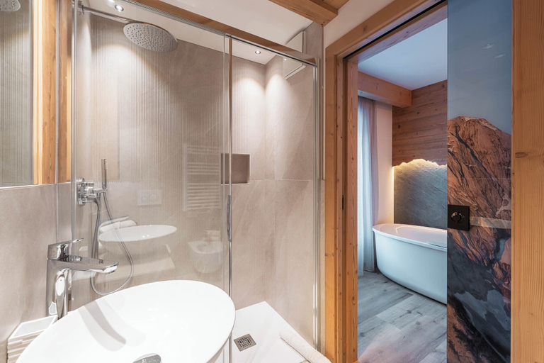 Bathroom 5, Cesa Planber Apartments Mountain View, Trento