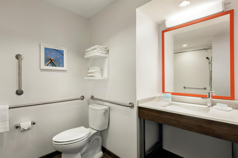 Bathroom 5, Hampton Inn & Suites Dallas-Mesquite, Dallas