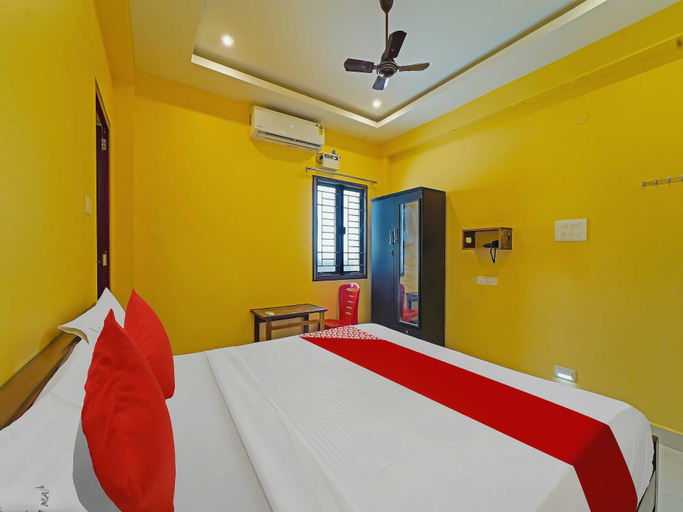 Bedroom 1, Hotel O Jayam Residency, Chittoor