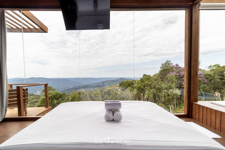 Bedroom, Cabana Vista Serra em Anitápolis VST032, Anitápolis