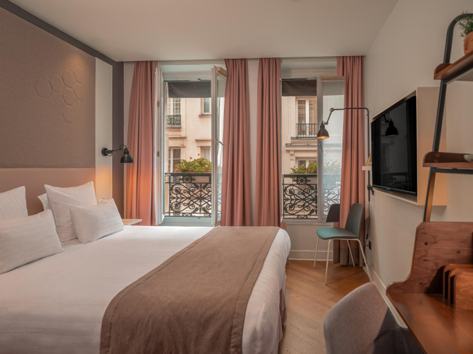 Bedroom 2, Vendome-Saint Germain Hotel, Paris