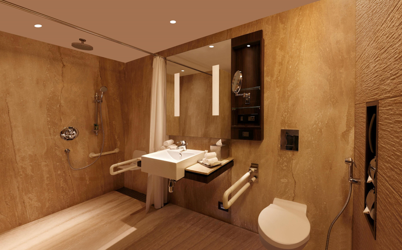 Bathroom 5, Hilton Jaipur, Jaipur