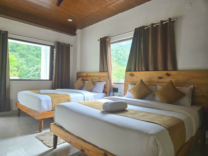 Bedroom 4, Treepie River Resort By Live Inn Hotels, Rishikesh, Garhwal