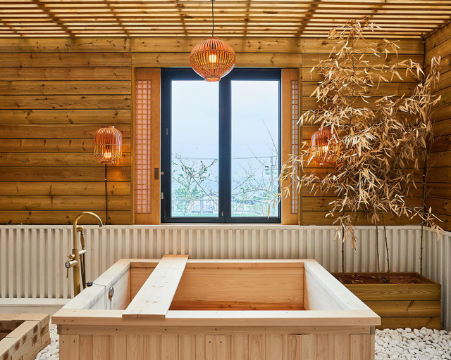 Bathroom, Gyeongju Dang-geun Ryokan Pool Villa, Pohang