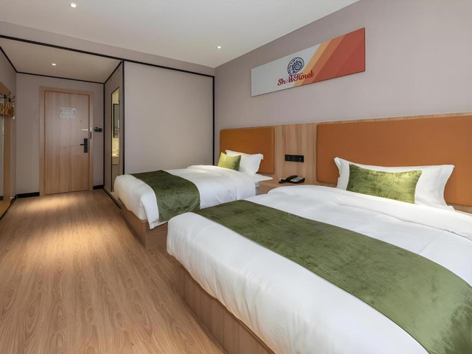 Bedroom 2, Shell Hotel Shnaghai Beiqiao Metro Station, Shanghai