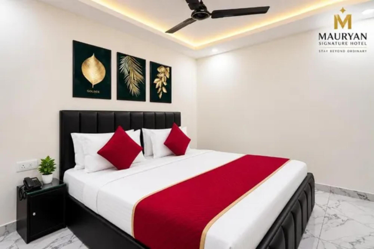 Bedroom 4, FabHotel Prime NHPC Metro, Faridabad