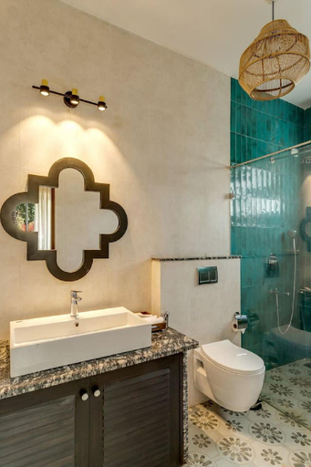 Bathroom 4, Villa Verona by Hireavilla, 6BR with Pool in Parra, North Goa