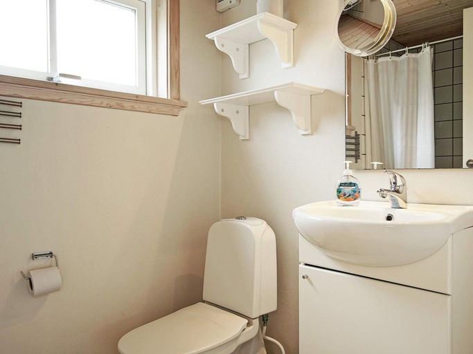 Bathroom, 4 Person Holiday Home in Gudhjem, Bornholm