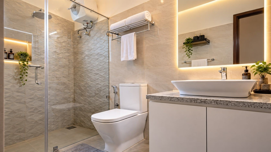 Bathroom 3, Lake Villas Premium Kandy, Kundasale