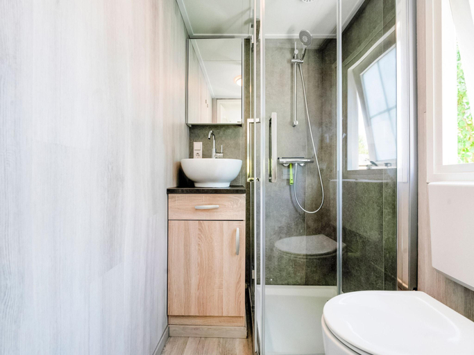 Bathroom, Chalet in Stegeren near Hiking Trails, Ommen