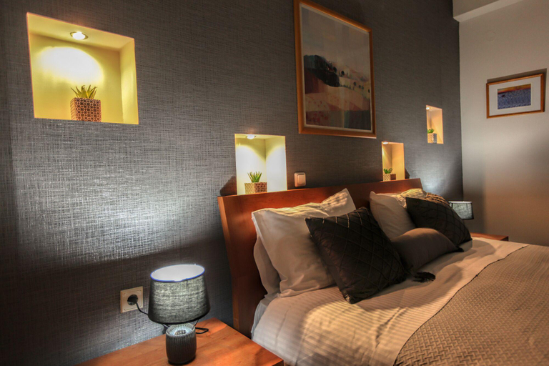 Bedroom 3, Grand Meteora Central Luxury Apartment, Thessaly