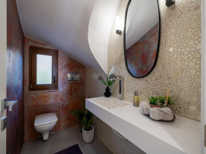 Bathroom 2, Dimitra Villa with swimming pool, Crete