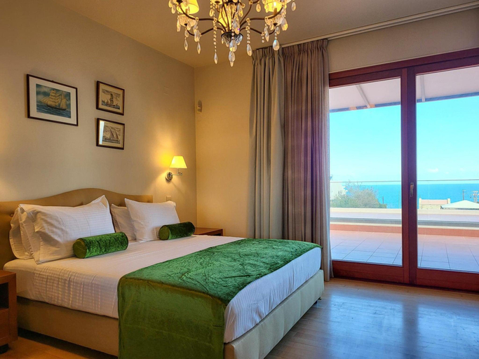Bedroom 3, Villa in Hersonissos by Sandy Beach & Pool, Crete