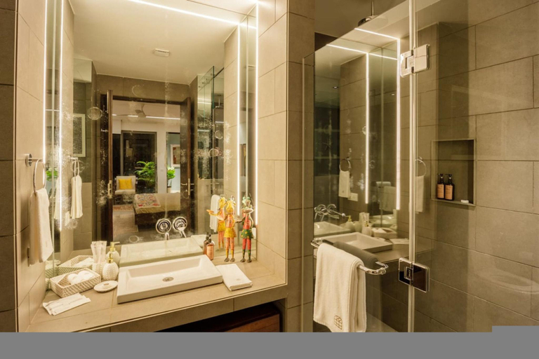 Bathroom 2, Elara by Hireavilla - 4BR w Infinity Pool, Parra, North Goa