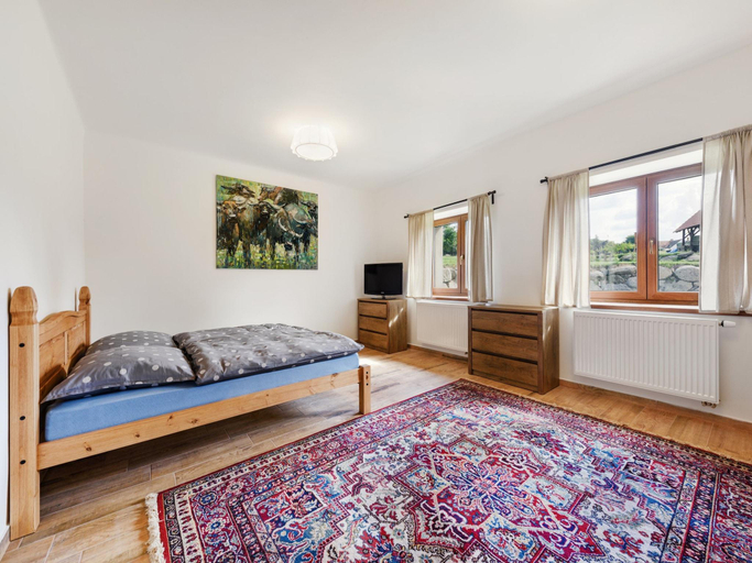Bedroom 2, Villa in Varvažov with Garden Retreat, Písek
