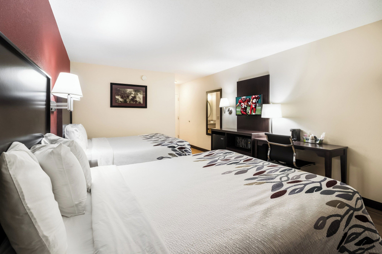 Bedroom 3, Red Roof Inn Murfreesboro, Rutherford