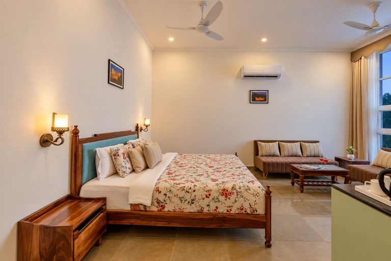 Bedroom 2, Free Birds Boutique Stay Amer, Jaipur, Jaipur