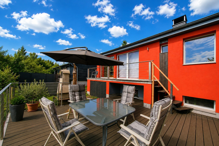 Exterior & Views 1, Ski- und Wanderurlaub im Wald Ferienhaus Adlerblick, Hildburghausen