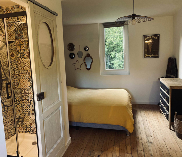 Bedroom 3, Maison la folie douce, Seine-Maritime