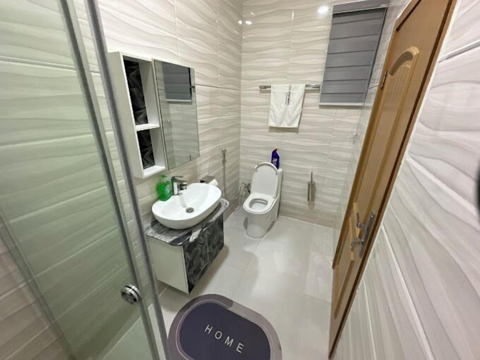 Bathroom, Clarus Apartments, IbadanNorth