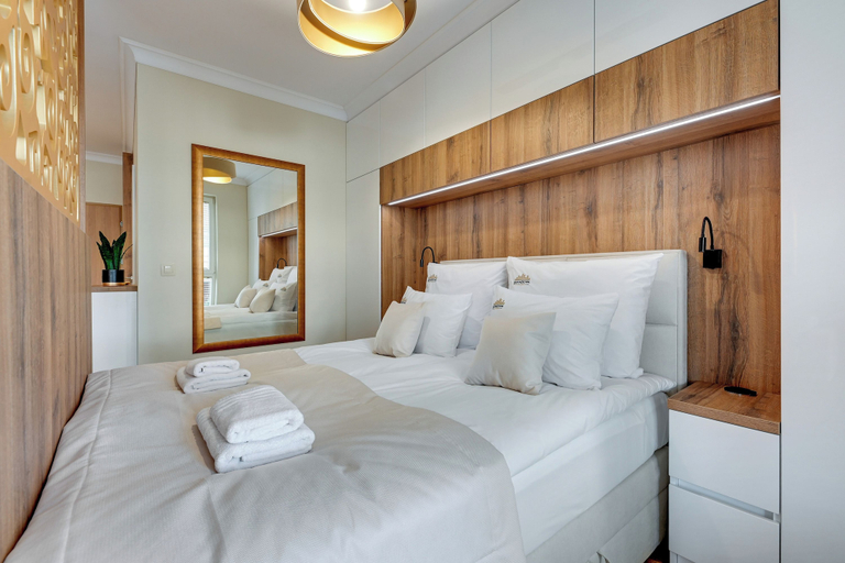 Bedroom 2, Bastion Wałowa City Center by Downtown Apartments, Gdańsk City