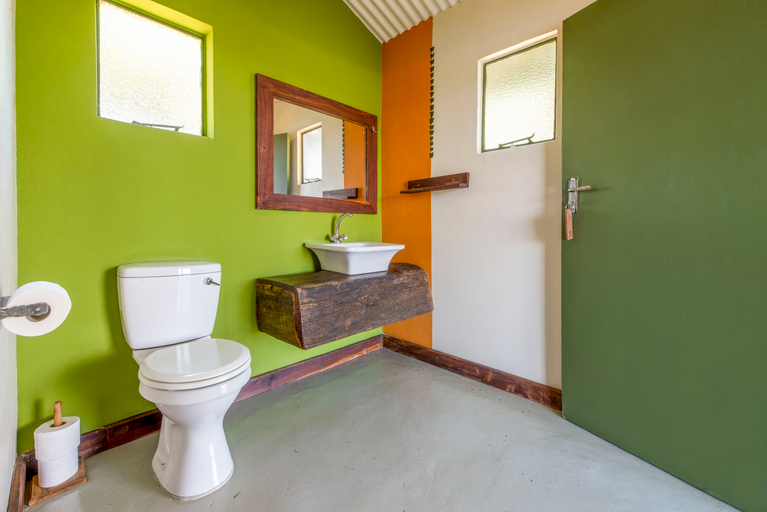Bathroom 4, Zambezi Mubala Camp, Sesheke