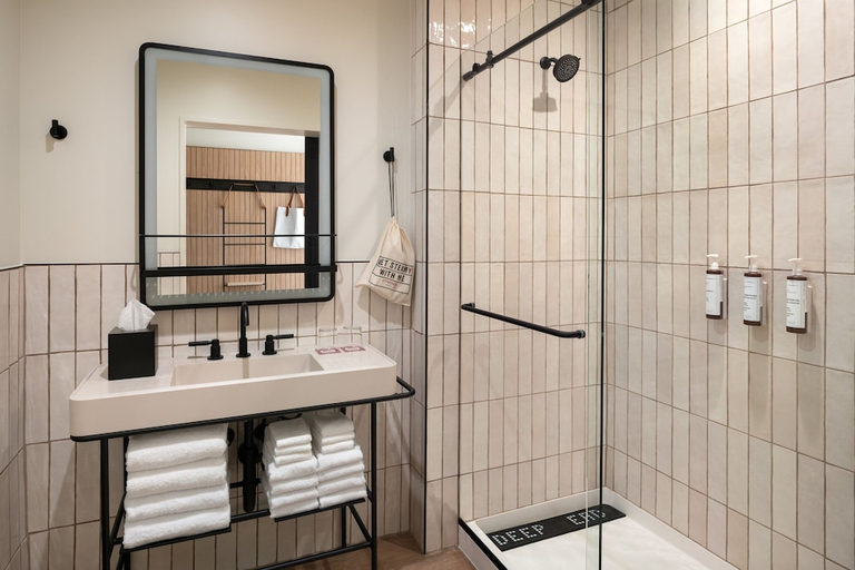 Bathroom 5, Moxy Boulder University, Boulder