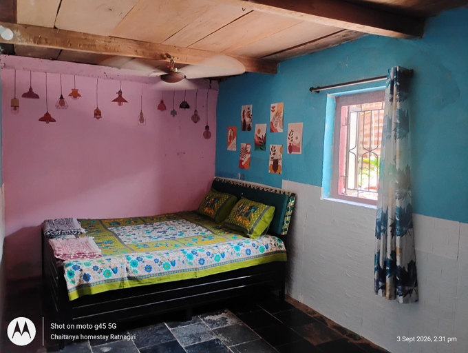 Bedroom 2, 1 room in Seaside traditional homestay 7304034389, Ratnagiri