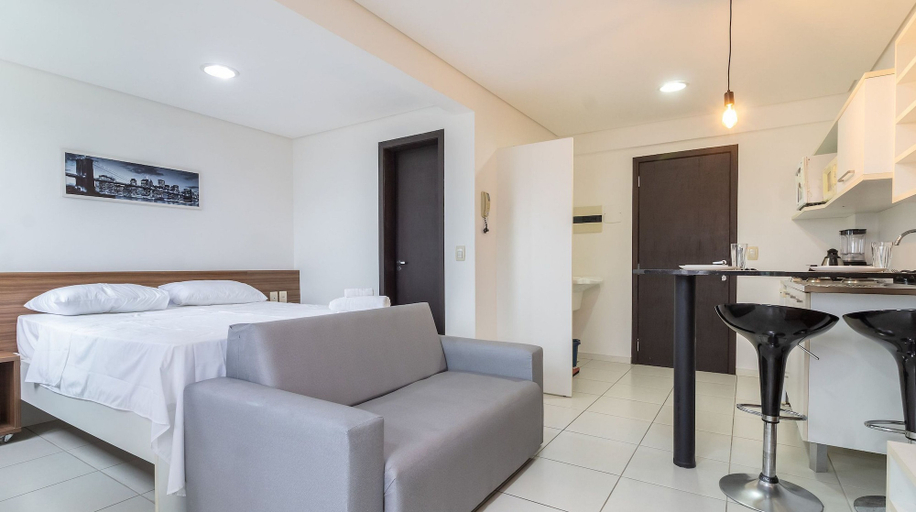 Bedroom 2, SPTs Studios Convenientes em Blumenau, Blumenau