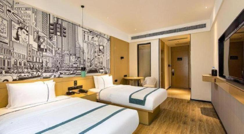Bedroom 2, City Comfort Inn Chengdu Dongjiao Memory, Chengdu