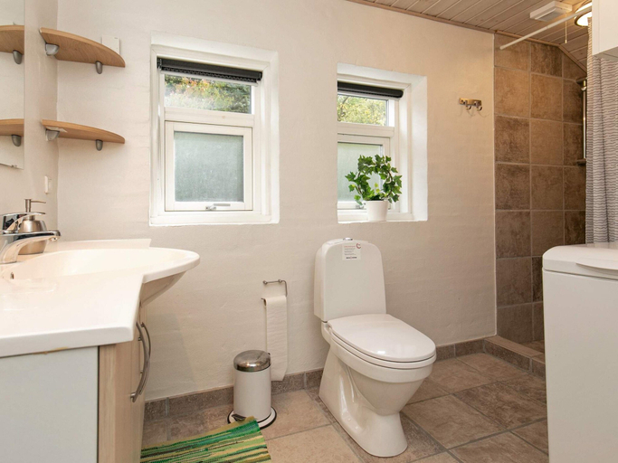 Bathroom, Holiday Home in Skals, Viborg