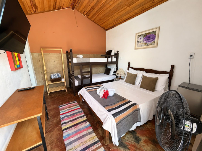Bedroom 2, Pousada Princesa da Serra, Santana do Riacho