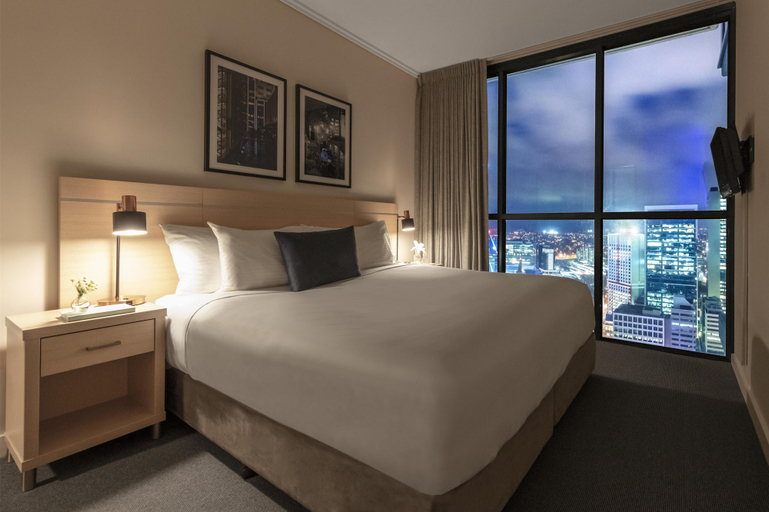 Bedroom 3, Oaks Brisbane on Charlotte Suites, Brisbane