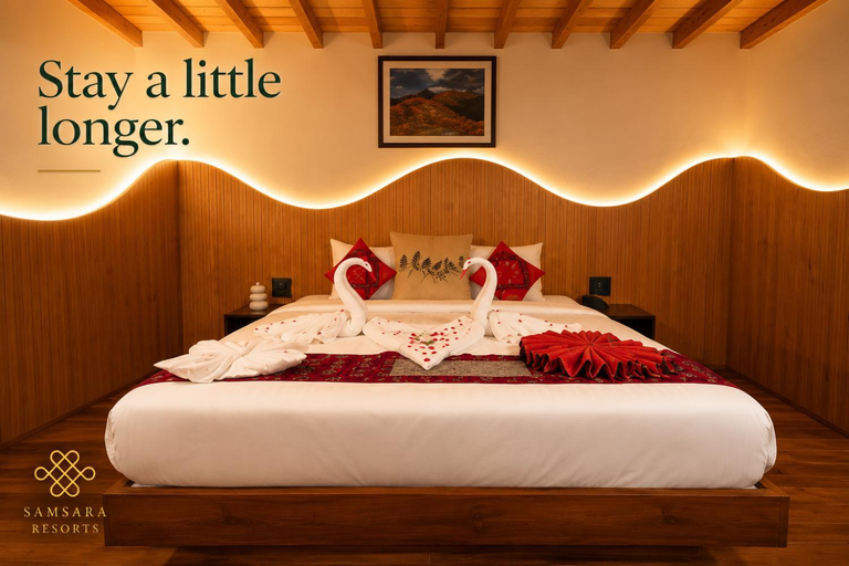 Bedroom, Samsara Luxury Cottages & Spa, Solan