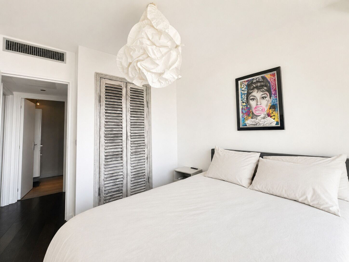 Bedroom 3, Near Monaco Top Floor Sea View Terrace, Alpes-Maritimes