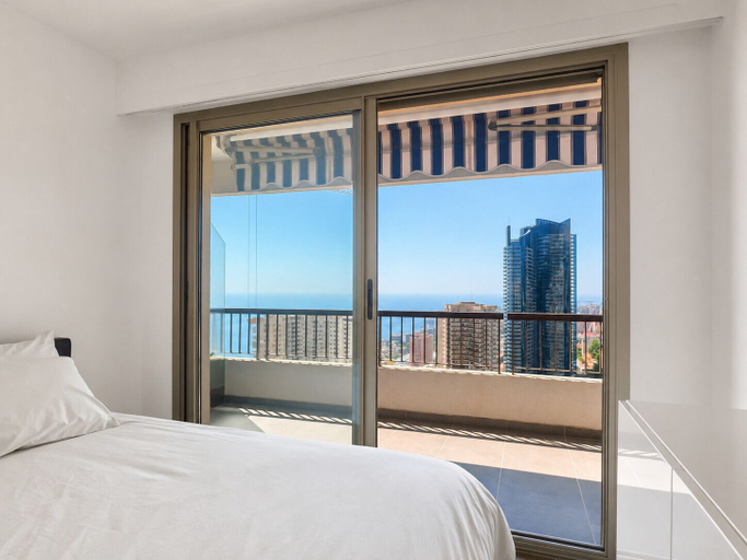 Bedroom 4, Near Monaco Top Floor Sea View Terrace, Alpes-Maritimes