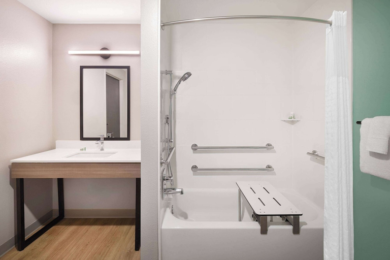 Bathroom 4, ECHO Suites Extended Stay by Wyndham Dallas Plano/Frisco, Collin