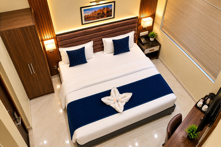 Bedroom 2, Hotel Sunrise, Jaipur