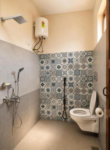Bathroom 5, 'O' Palmar Beach Cottages Benaulim, South Goa