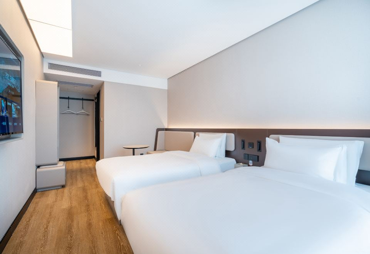 Bedroom 2, Hanting Hotel Qingdao Jiaozhou Shanghe Demonstration Area, Qingdao