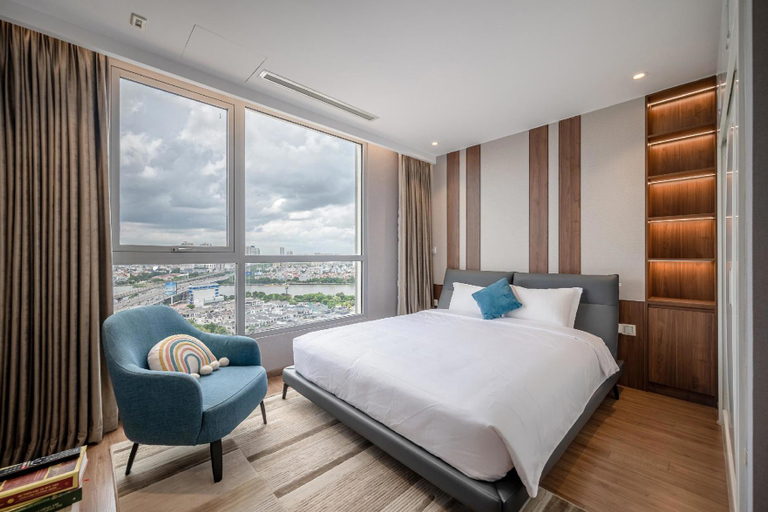 Bedroom 3, CeLaVie Serviced Apartment - The Vinhomes and Landmark, Ho Chi Minh City