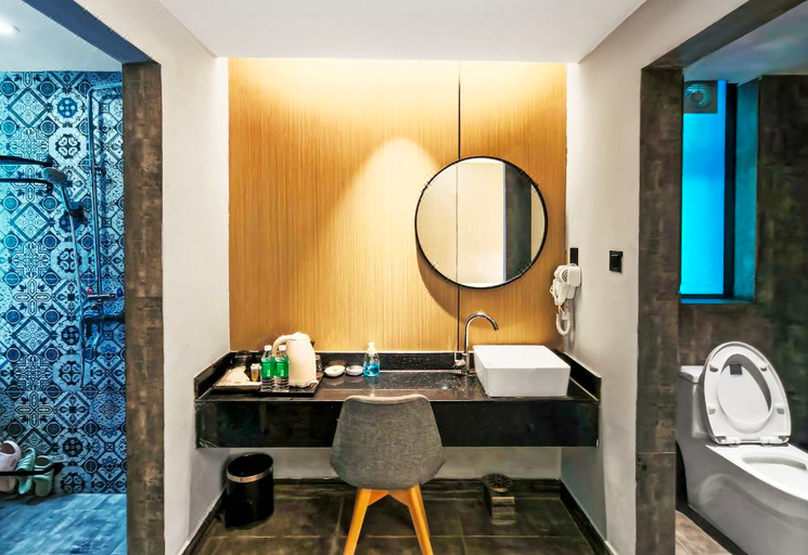 Bathroom 5, Qingman Garden Boutique Hostel, Zhuhai