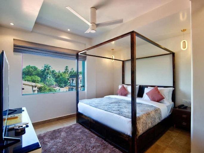 Bedroom 1, Hotel Pajaros Blu, North Goa